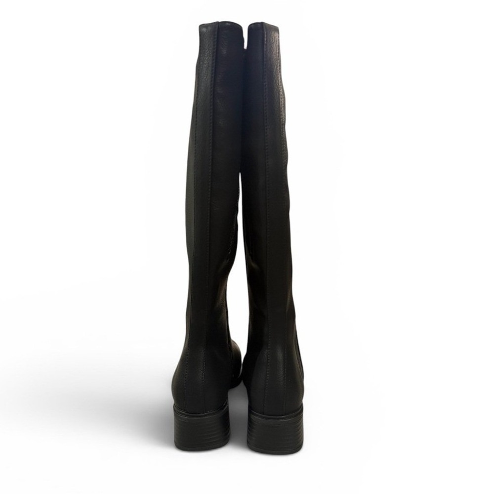 Aerosoles Darlo Black Knee High Boots Square Toe Block Heel Womens 7M A1926 - Picture 4 of 7